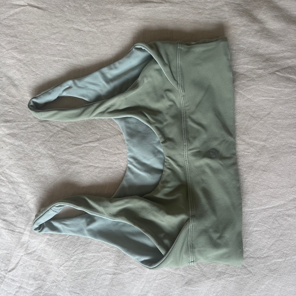 lululemon athletica Sports Bra in Sage Green